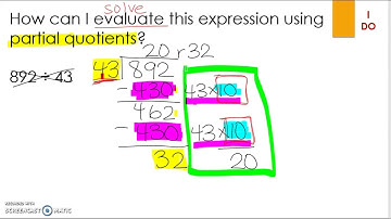 Lesson 2.4: Partial Quotients