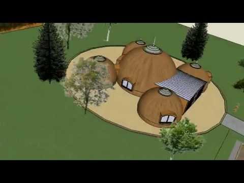 Проект круглого дома. Деревянные Круглые Дома КУПОЛЬНЫЕ СФЕРИЧЕСКИЕ