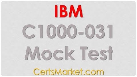 Why C1000-031 Mock Test Is Common In USA