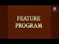 Feature Program In G Major 
