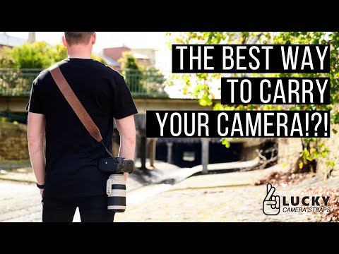 Most Comfortable Way to Carry a Heavy Camera and Lens | Lucky Camera Straps