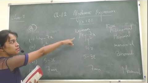 "EX.12.1  OF ALGEBRAIC EXPRESSION " PART 2 CLASS 7 MATH NCERT