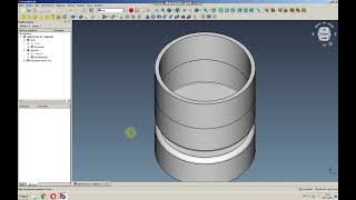 Washing machine engine FreeCAD 0.19 part 3