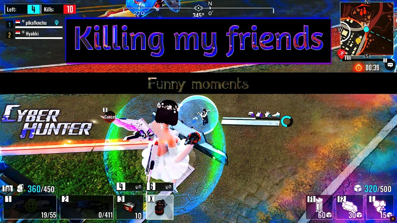 a`ddicted | Cyber Hunter - Killing my friends | funny moments - #3 