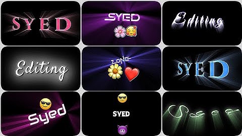 Top 10 Amazing 😍🔥 Alight Motion Text Animation Effects