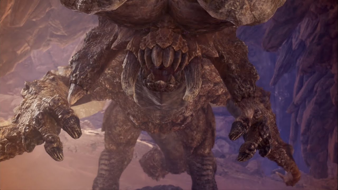 Horned Tyrant Below the Sands - Monster Hunter World