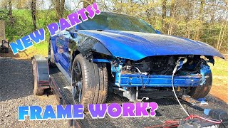 Rebuilding A Wrecked 2017 Mustang GT Part 2
