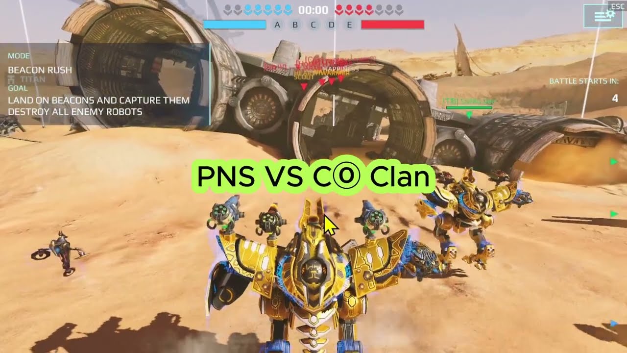 PNS VS CⓄ Clan (3 Good Games) - War Robots - WR