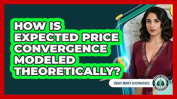 How is expected price convergence modeled theoretically?