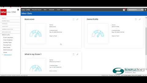 InboxGuru Lead Scoring with Infor CRM