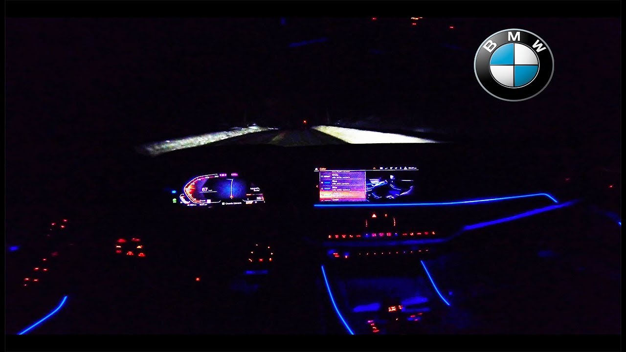 2019 Bmw X5 Xdrive50i Pov Night Drive Ambient Lighting