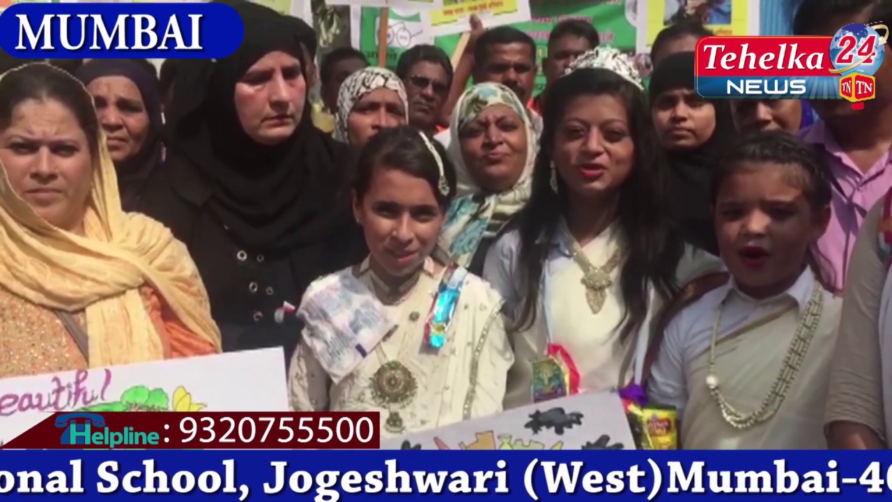 WARD NO 66 KI NAGARSEVIKA MAHER MOHSIN HAIDER NE SAFAI KE PRATI NIKALI RALLY