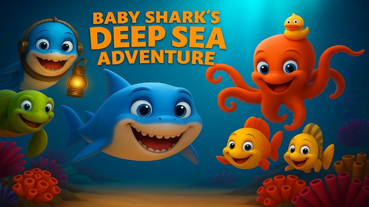 🦈🌊 Baby Shark's Deep Sea Adventure: A Pixar-Style Tale! 🌊🦈