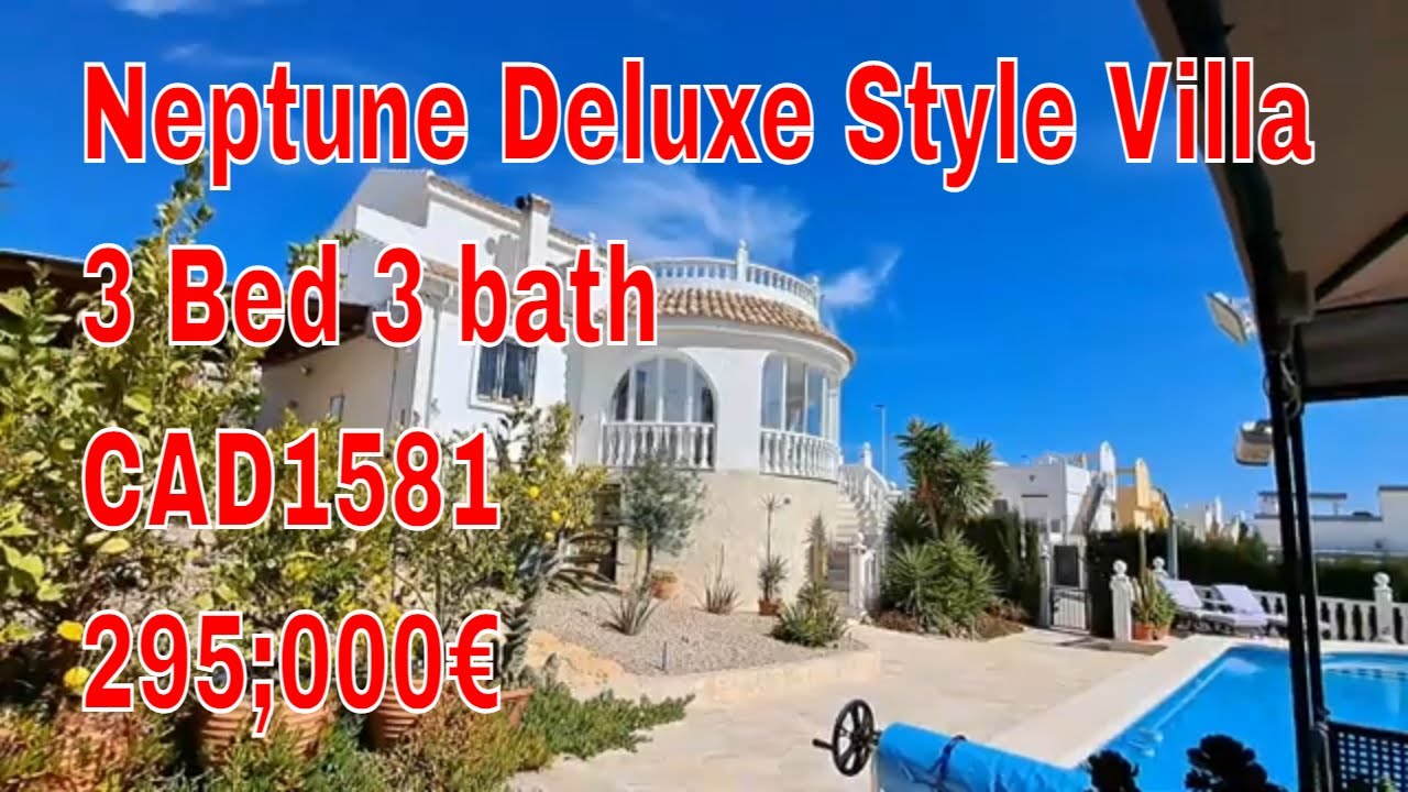 Camposol Neptune Deluxe Style Villa. Spanish villas for sale. costa