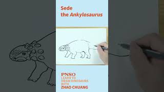 Full Body Drawing of an Ankylosaurus--Learn to Draw Dinosaurs with ZHAO Chuang