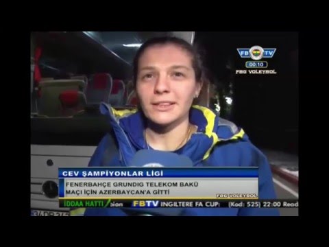Sarı Melekler Telekom Bakü Maçı için Azerbaycan'a gitti | Ezgi Dilik Açıklamaları |