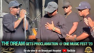 THE DREAM is FINALLY RECOGNIZED Like JERMAINE DUPRI, Over 100 MILLION Records @ ONE Music Fest 2023