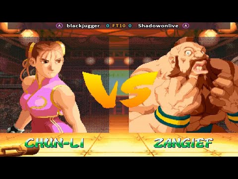Fightcade 👊 Street Fighter Alpha 2 👊🏾 Blackjugger 🇧🇷 Vs Shadowonlive 🇧🇷 FT10 👊