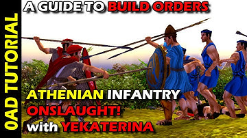 0AD – Build Order Guide – Athenian Infantry Onslaught! With Yekaterina