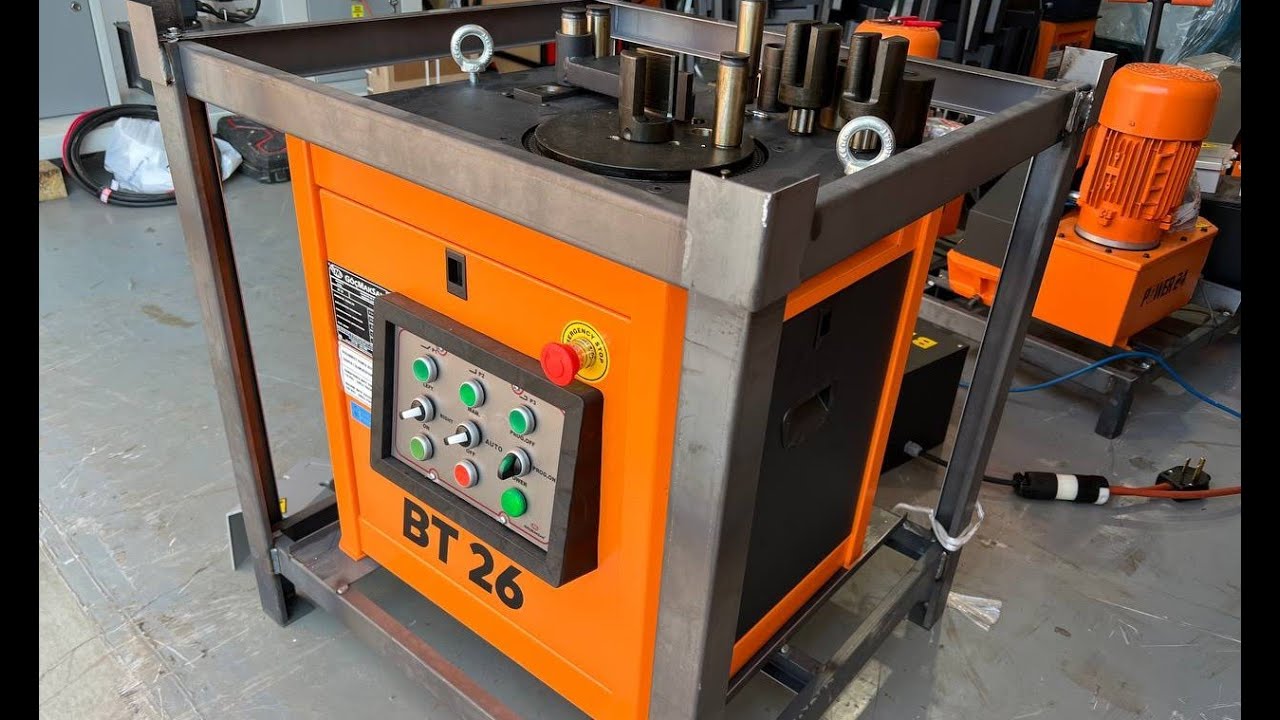 BT26 rebar bender 1”(26mm) - programmable rebar bending machine