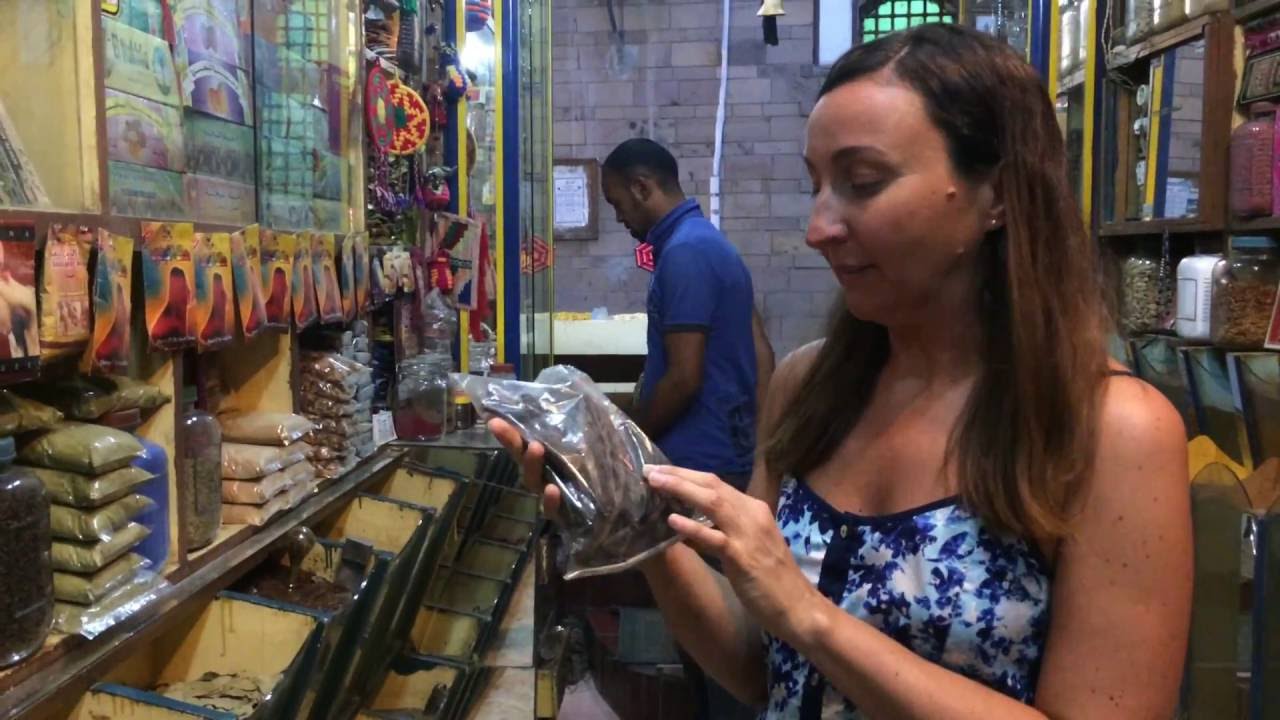 Especias en mercado o zocos de Asuán (aswan) Egipto