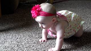 My Baby Crawling 5 months old ends with face plant