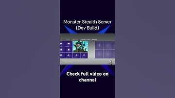 [New] Monster stealth server | Showcase