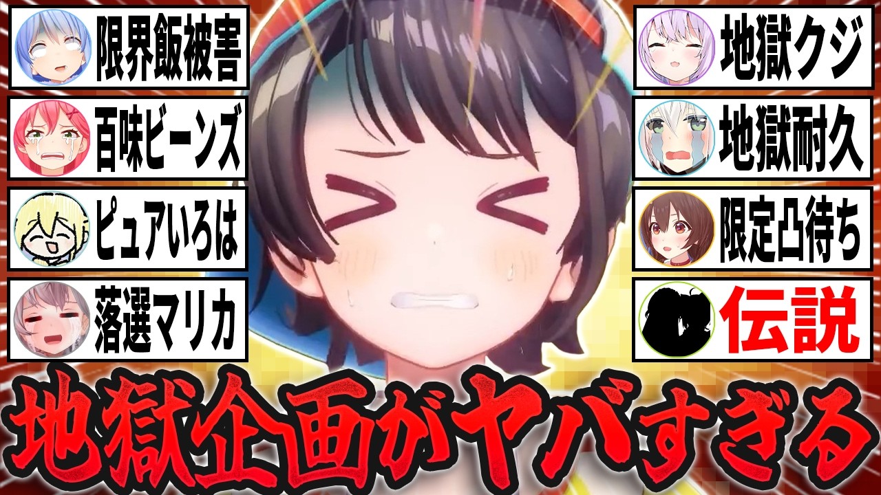 【投票で選ぶ】火傷者続出w地獄を爆笑に変える地獄企画神回BEST20【ホロライブ・切り抜き】