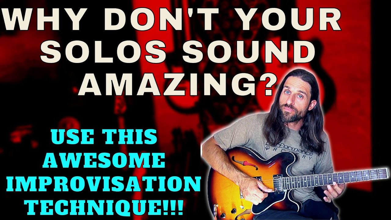 Improvisation Technique For KILLER Solos - Use ARTICULATION When You Play!