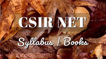 Exam Pattern, Syllabus & Books of CSIR NET Mathematics | with Prof Ishika |
