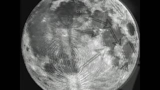 Flat earth moon map