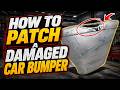 How To Patch A Damaged Car Corner Bumper