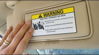 How To Remove 2008-2012 Honda Accord Old Sun Visor & Install A New One