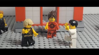 The karate Kid - Daniel Vs Johnny Scene In Lego Recreation