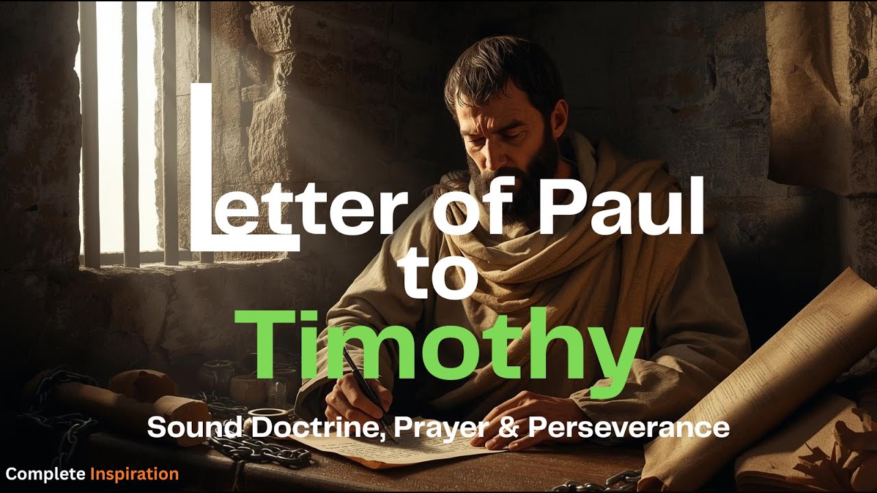The Apostle Paul’s Letter to Timothy: Sound Doctrine, Prayer & Perseverance