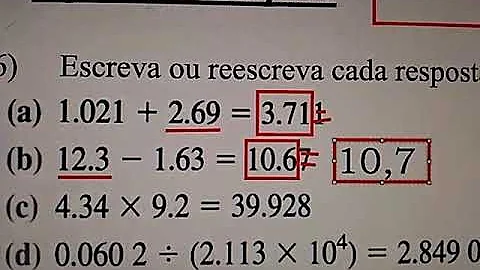 Como fazer operações com algarismos significativos?