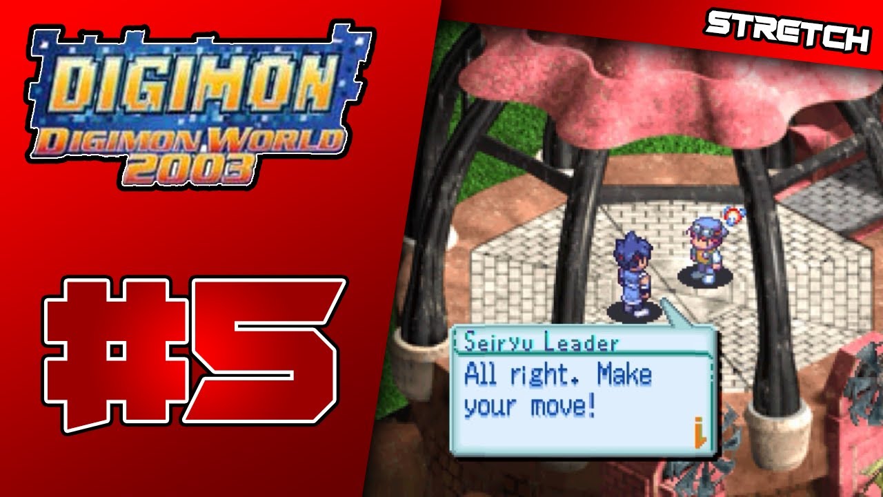 Defeating MasterTyrannomon and Seiryu Leader!! - Digimon World 2003 - part 5 gaming logo