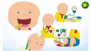 Каю проходит медицинский осмотр (Cartoon Caillou) Мультфильм для детей.