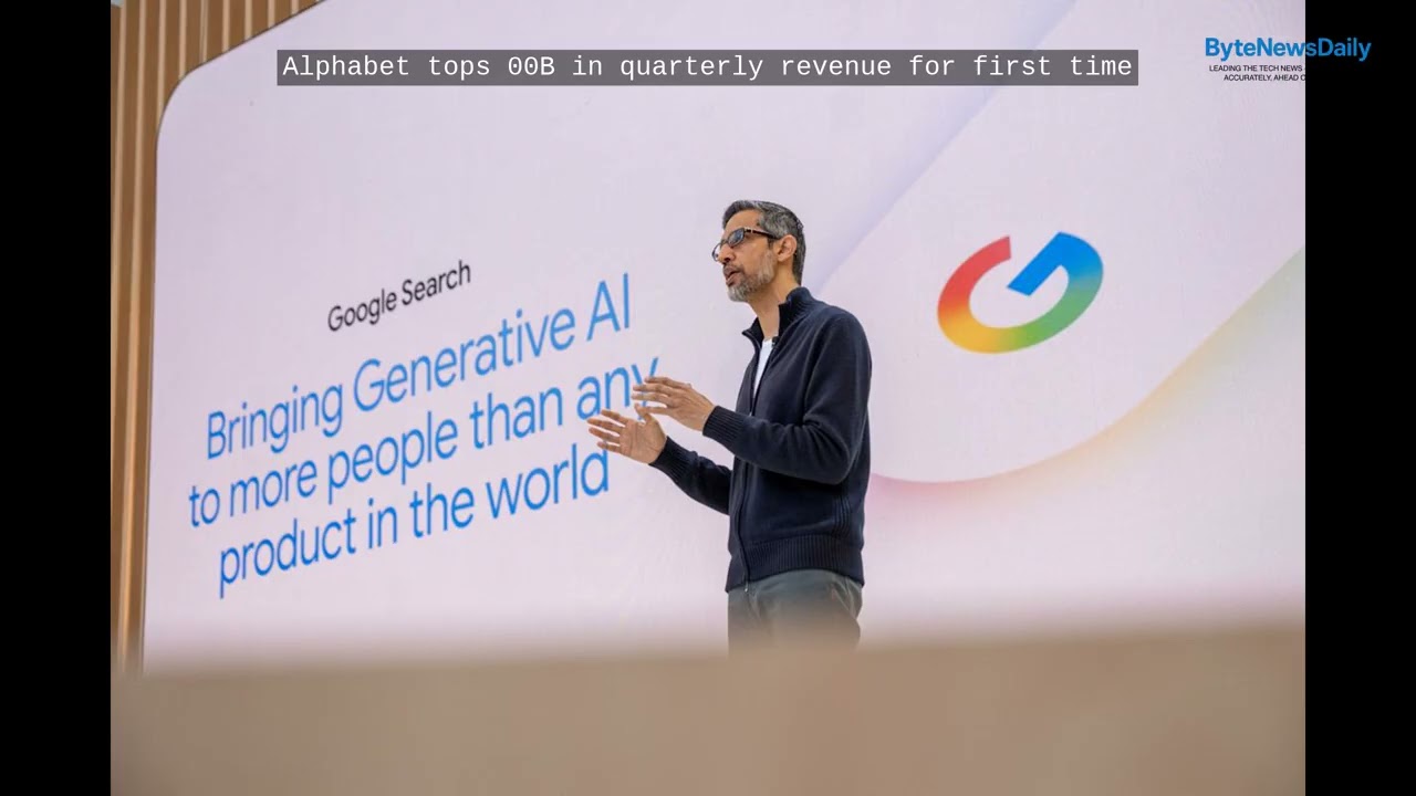 Alphabet tops $100B in quarterly revenue for first time - Byte News Daily