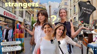 i let 3 STRANGERS in PARIS take me thrifting
