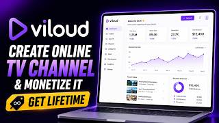 Create an Online TV Channel & Monetize Your Video Content – Viloud Lifetime Deal 2026 screenshot 1