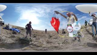 Eclipse 2017 Solid State Depot high altitude balloon launch panorama