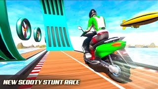 Scooter Stunts Game 3D - Mega Ramp Stunts Bike Games 2020 - Android Gameplay screenshot 5