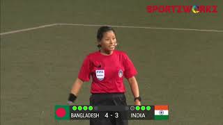 HIGHLIGHTS | INDIA v BANGLADESH FINAL | SAFF U 19 Women’s Championship 2024 BANGLADESH screenshot 3