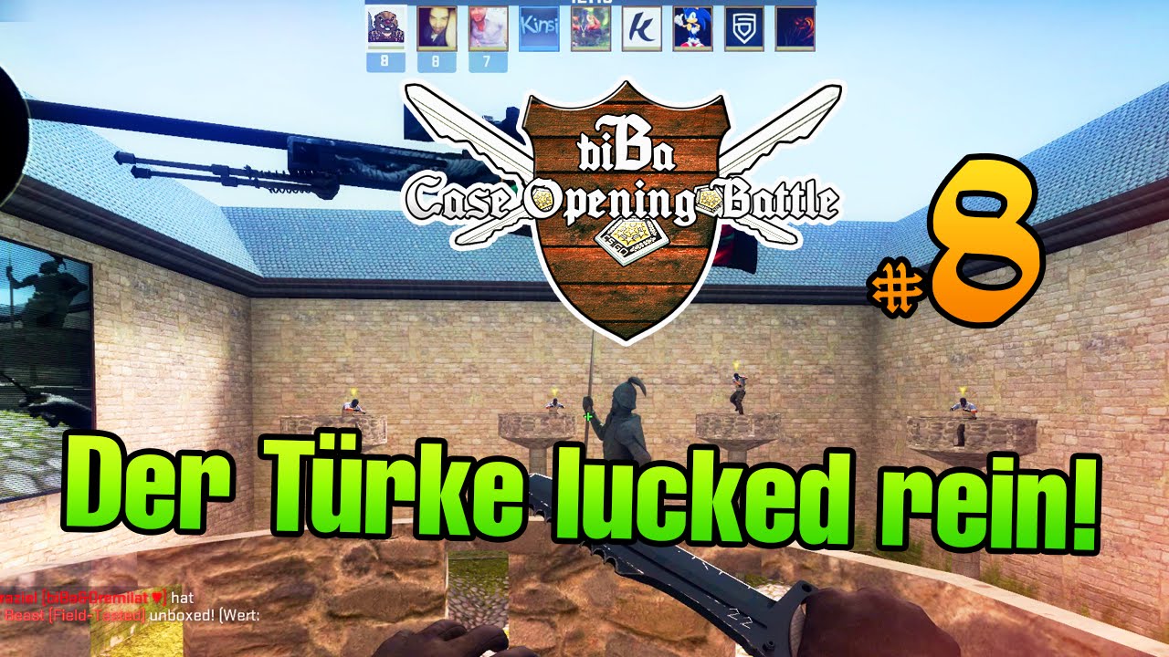 CS:GO CASE OPENING BATTLE #8 - Der Türke lucked so rein!111 - YouTube