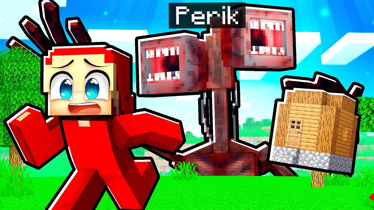 Prankar Min Vän Med SIREN HEAD i Minecraft!