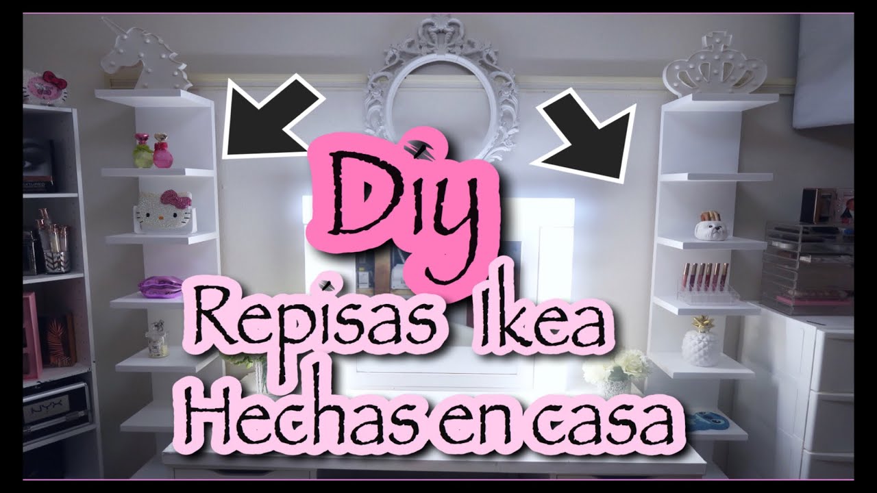 COMO HACER REPISAS ESTILO IKEA - YouTube