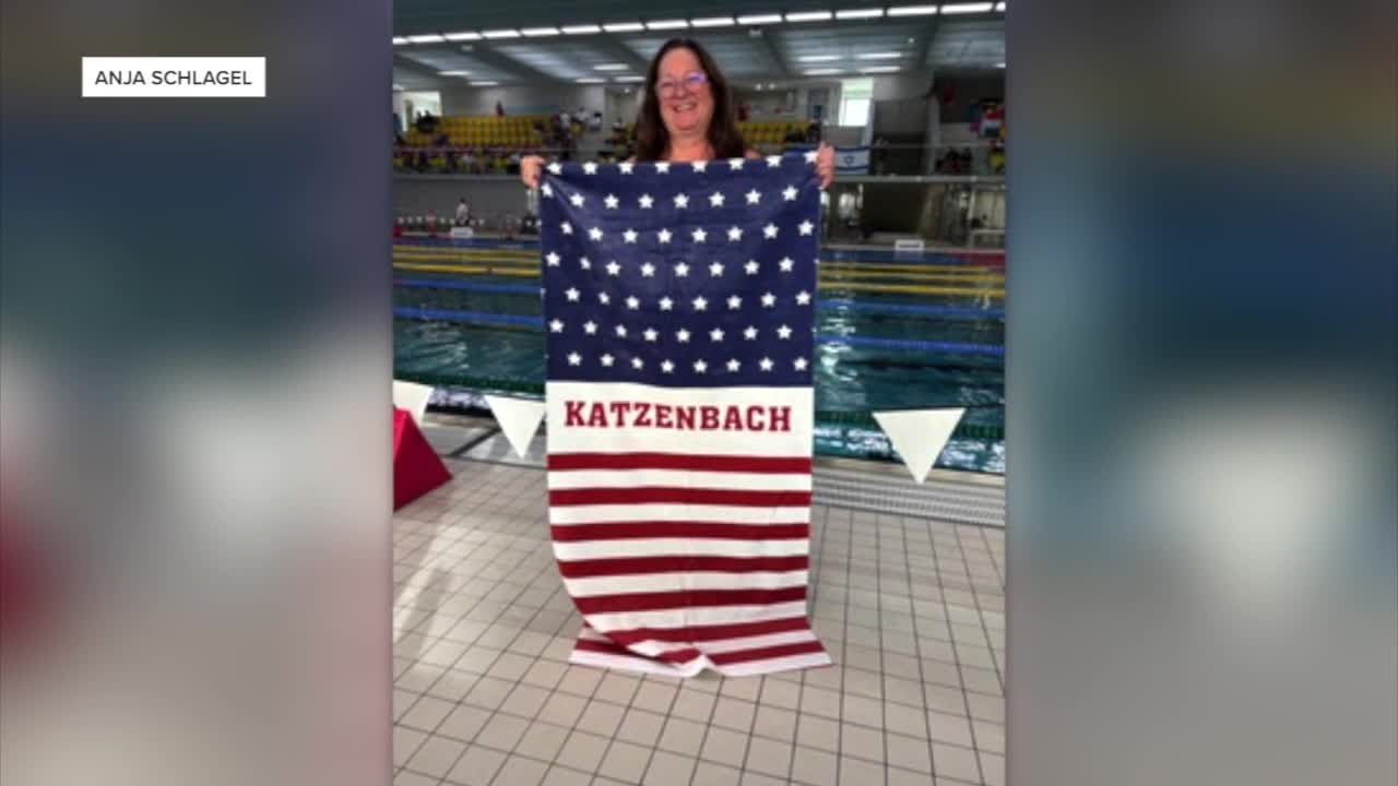 Muskegon mom recounts swim race in World Transplant Games to honor her late son