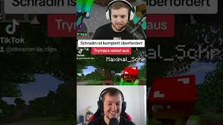 MarcelCraft reagiert zu Schradin ist komplett überfordert & Trymacs rastet aus