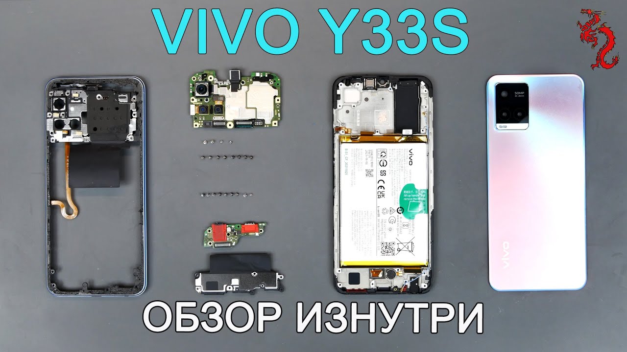 VIVO Y1s ПОЛНЫЙ разбор / замена дисплея - YouTube